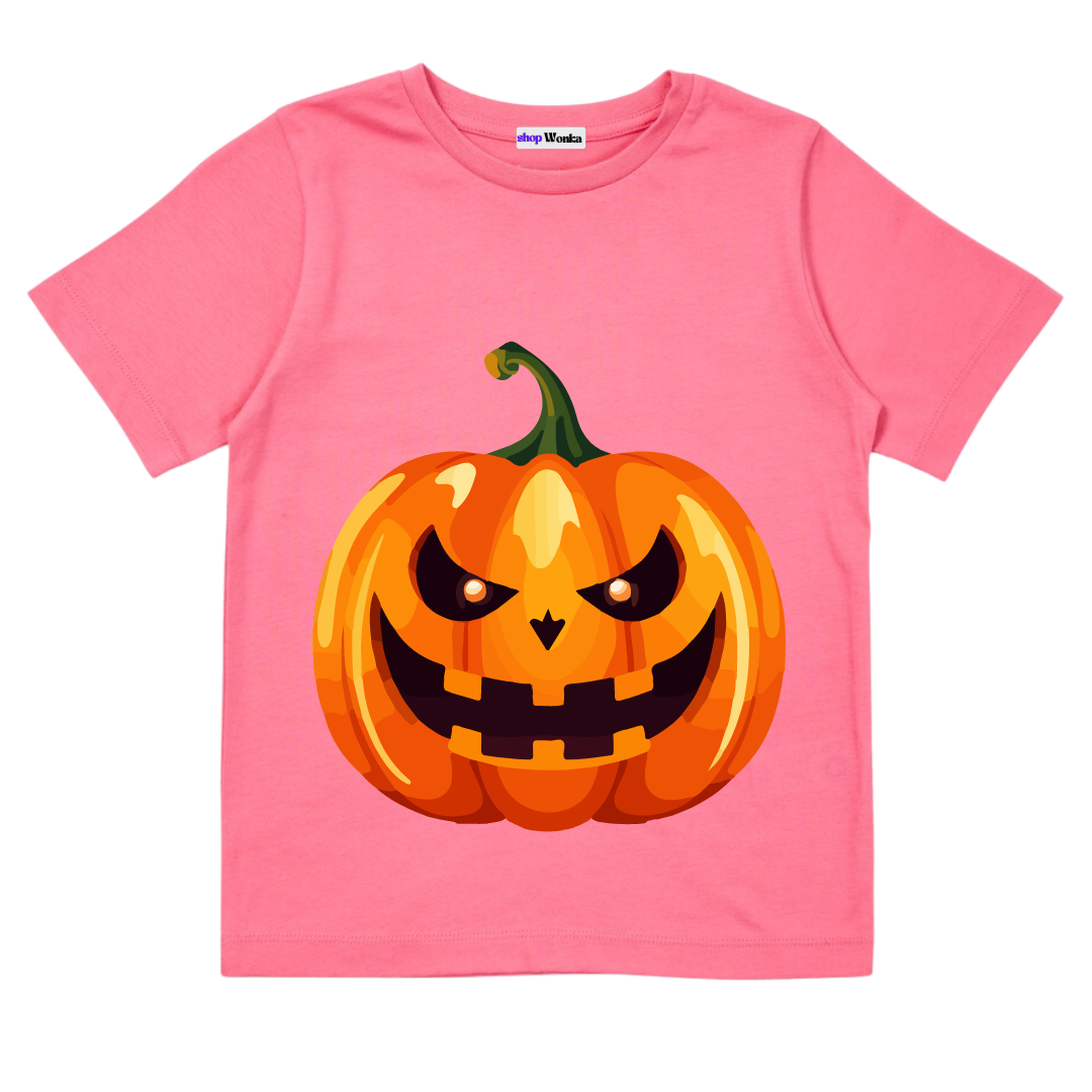 Pumpkin Spooky Squash - Kids Customisable Halloween T-shirt