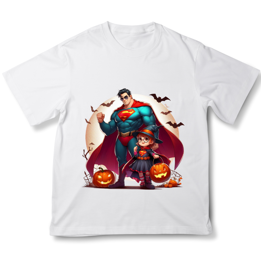Superman To Save the Day Kids Haloween Customizable T-shirt