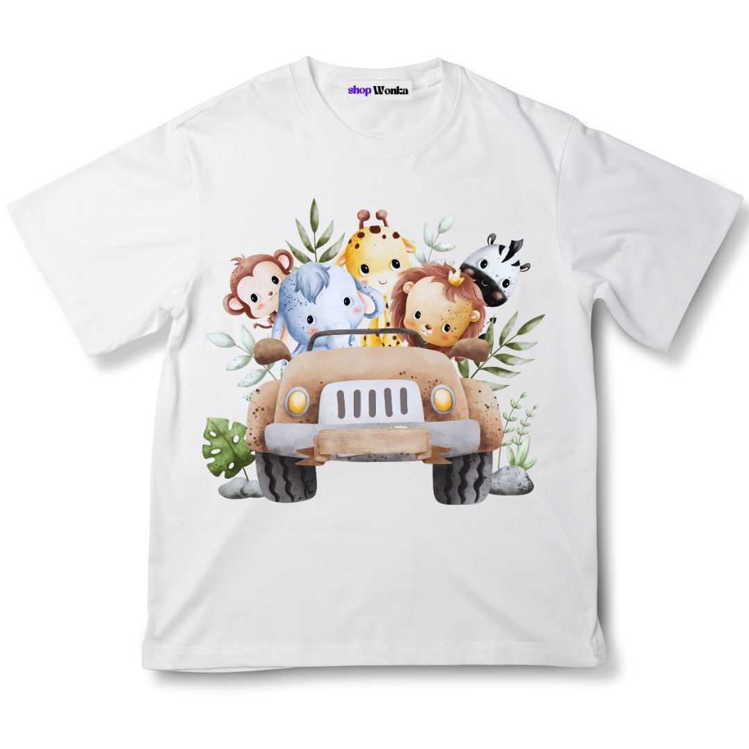 Wild One's Adventure Kids Customizable T-shirt