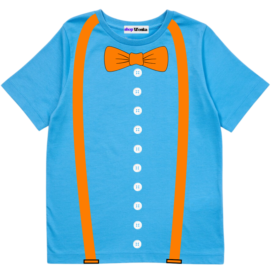 Blippi T-shirt for kids, the classic blue blippi outfit for kids