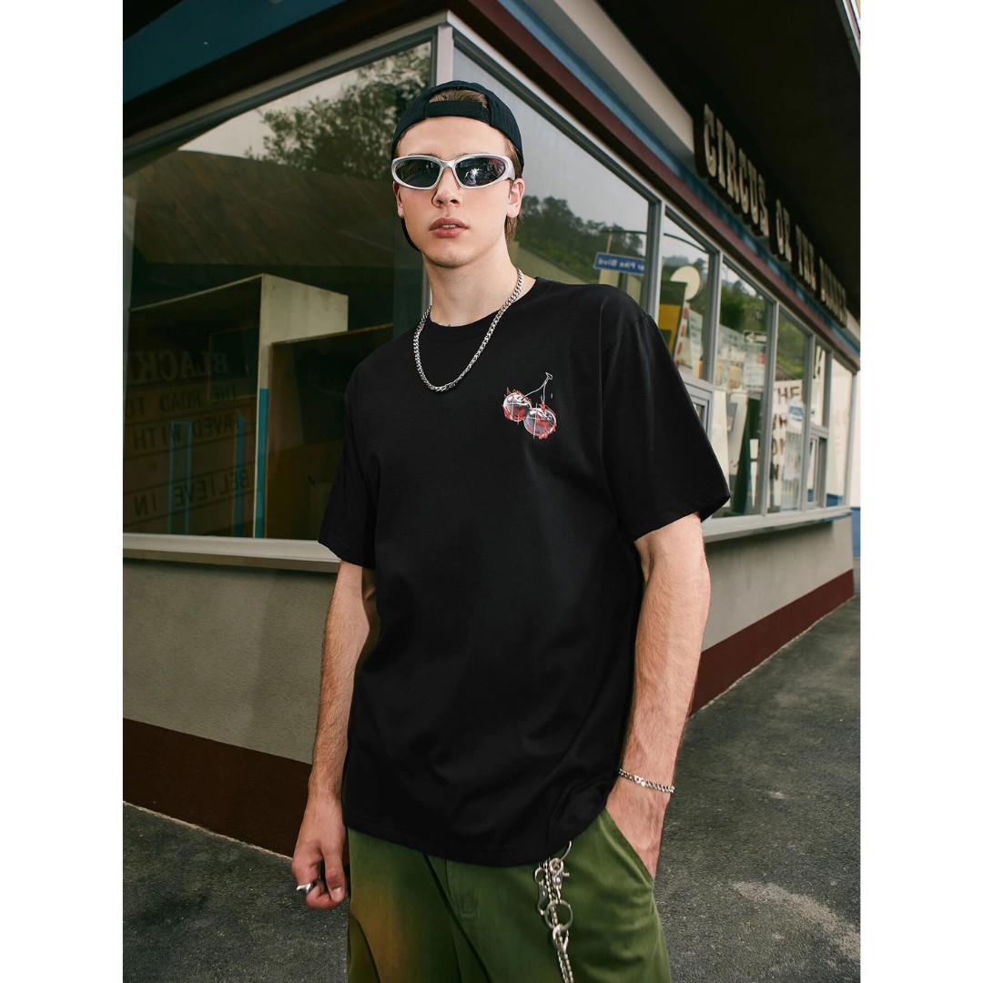 Cherry Sherri - Loose Fit T-shirt, oversized tshirt, summer men's tshirt