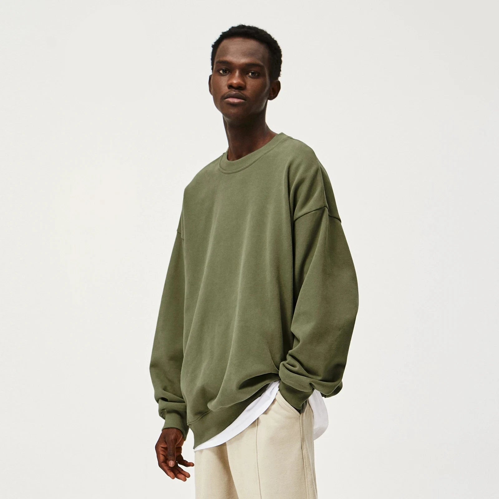 Heavyweight Crewneck Sweatshirts, Oversized Sweatshirts, Men's Sweatshirts