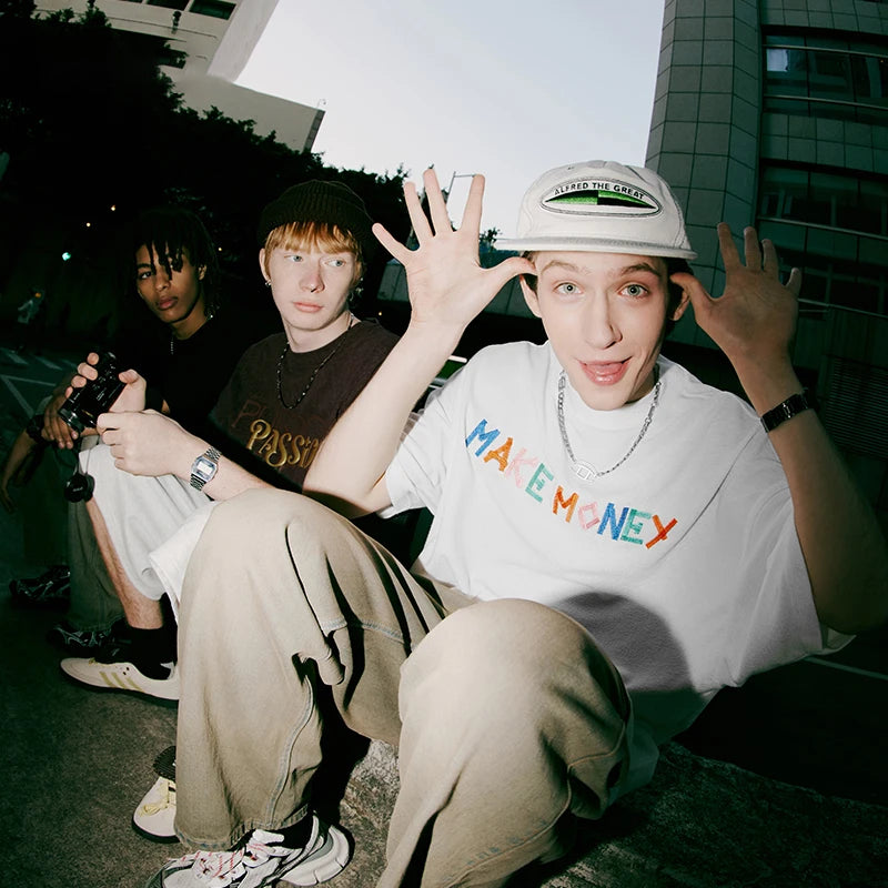 "Make Money" - Oversized T-shirt, oversized tshirt, summer men's tshirt