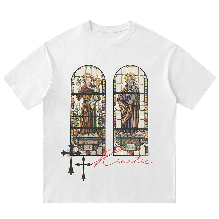 THE TWO SAINTS - Vintage Loose Fit T-shirt