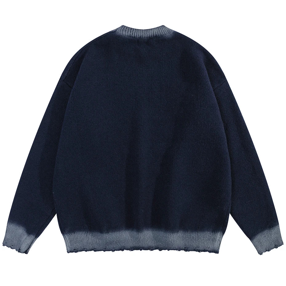 BIG STAR HUG - Knitted Wool Oversized Sweater