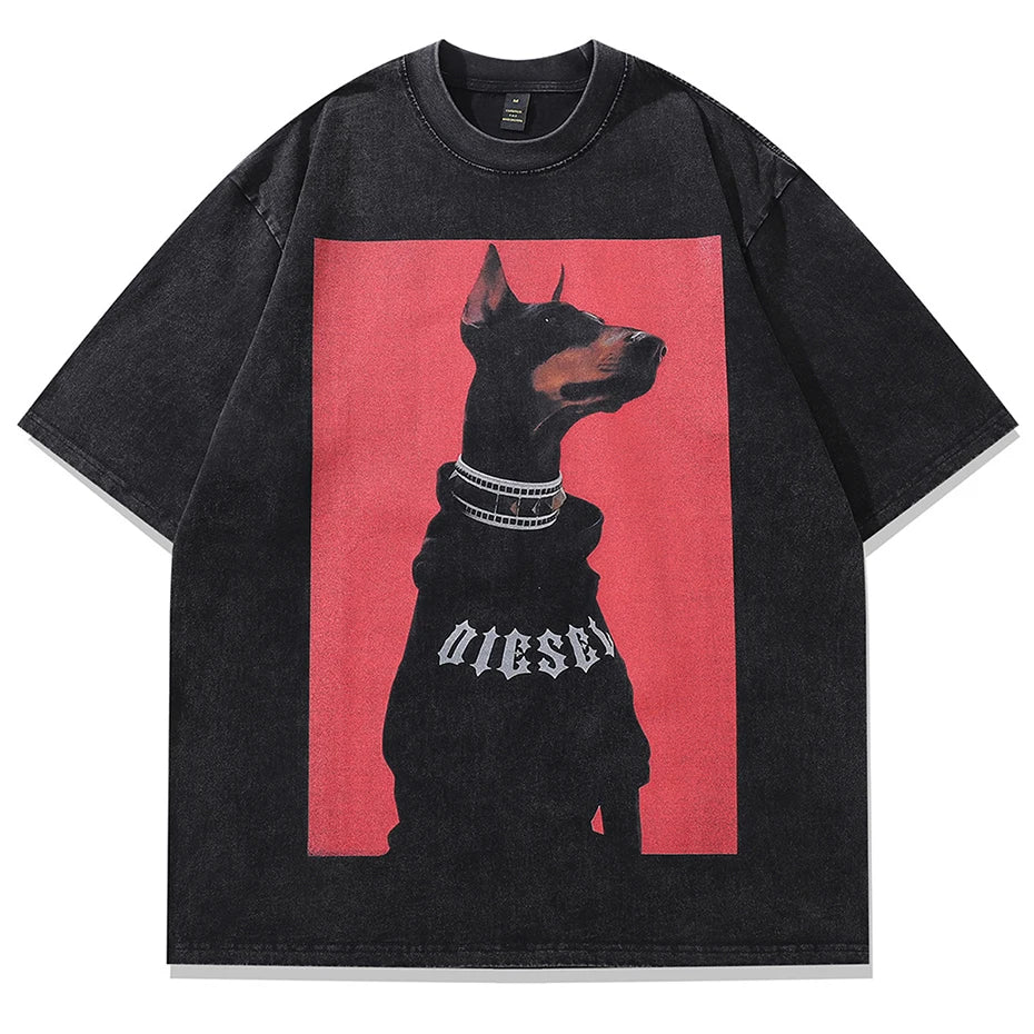 THE DOBERMANN - Washed Oversized T-shirt