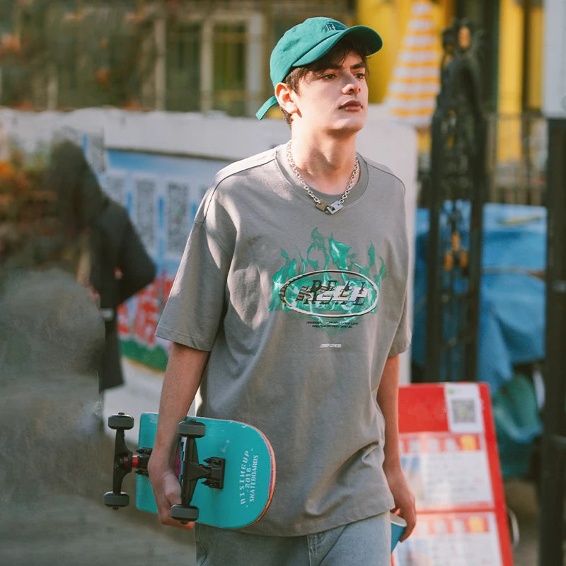 "Keep Real" - Drop Shoulder T-shirt