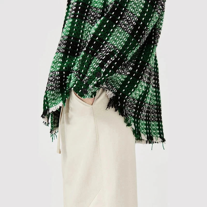 Heavyweight Tassel Plaid Flannel