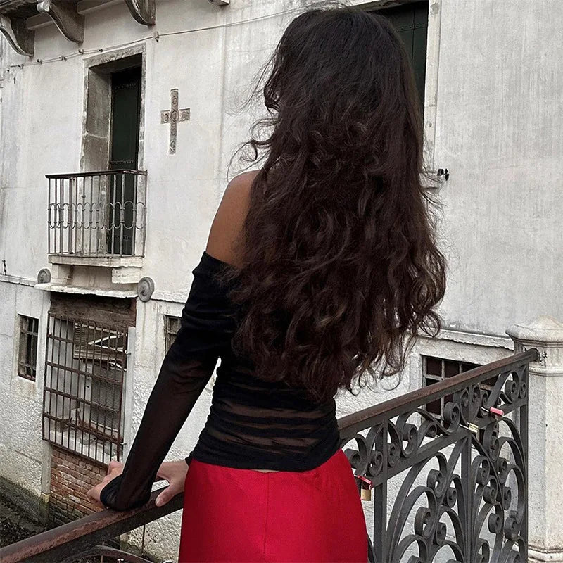 ROSIE - Ruched Off Shoulder Top