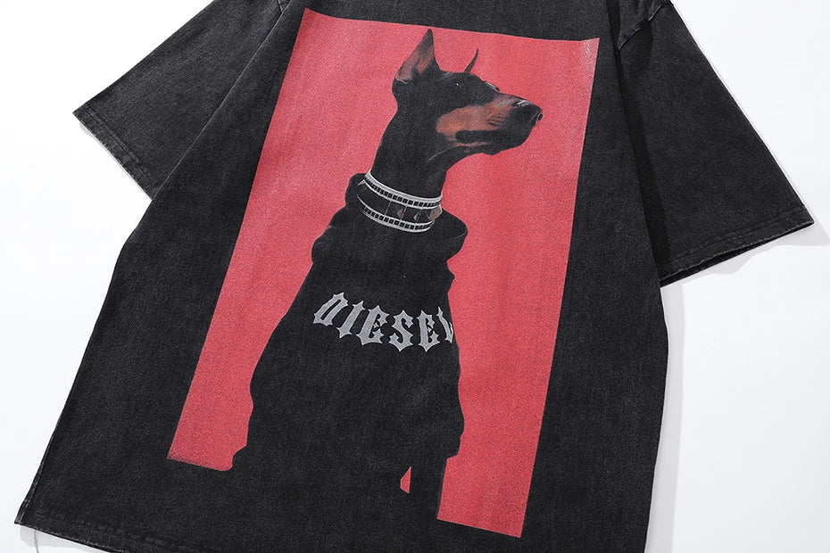 THE DOBERMANN - Washed Oversized T-shirt