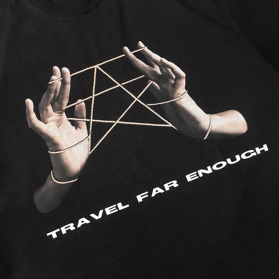 TRAVEL FAR ENOUGH - Oversized Loose Fit T-shirt
