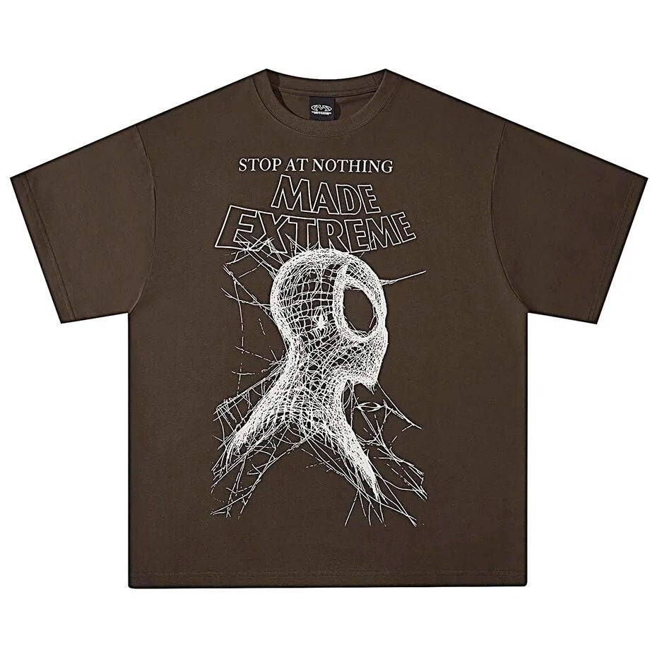 SPIDEY SPIRIT - Oversized Cotton T-shirt, spidey tshirt, summer men's wear,
