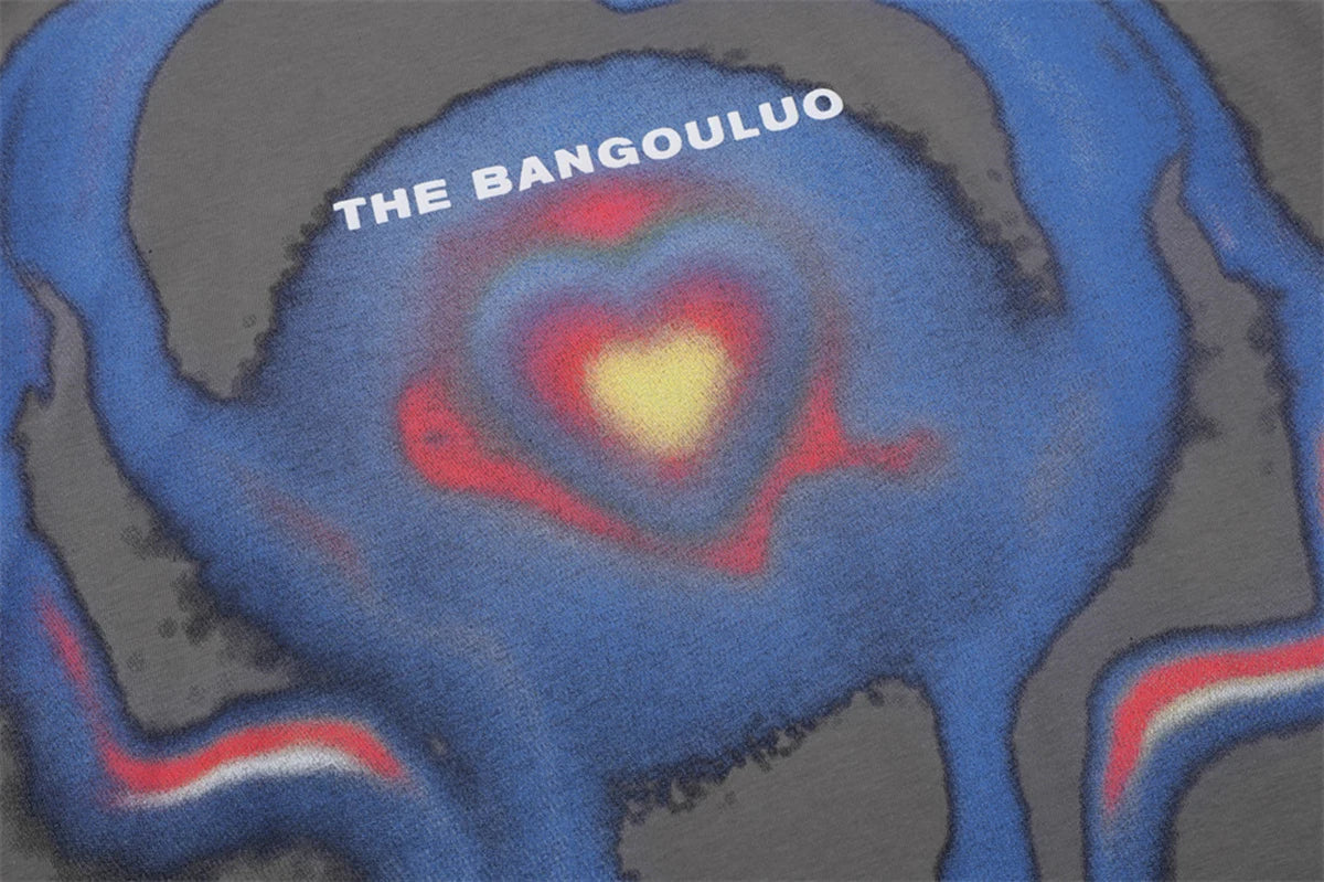 "THE BANGOULUO" - Oversized Graffiti Print T-shirt