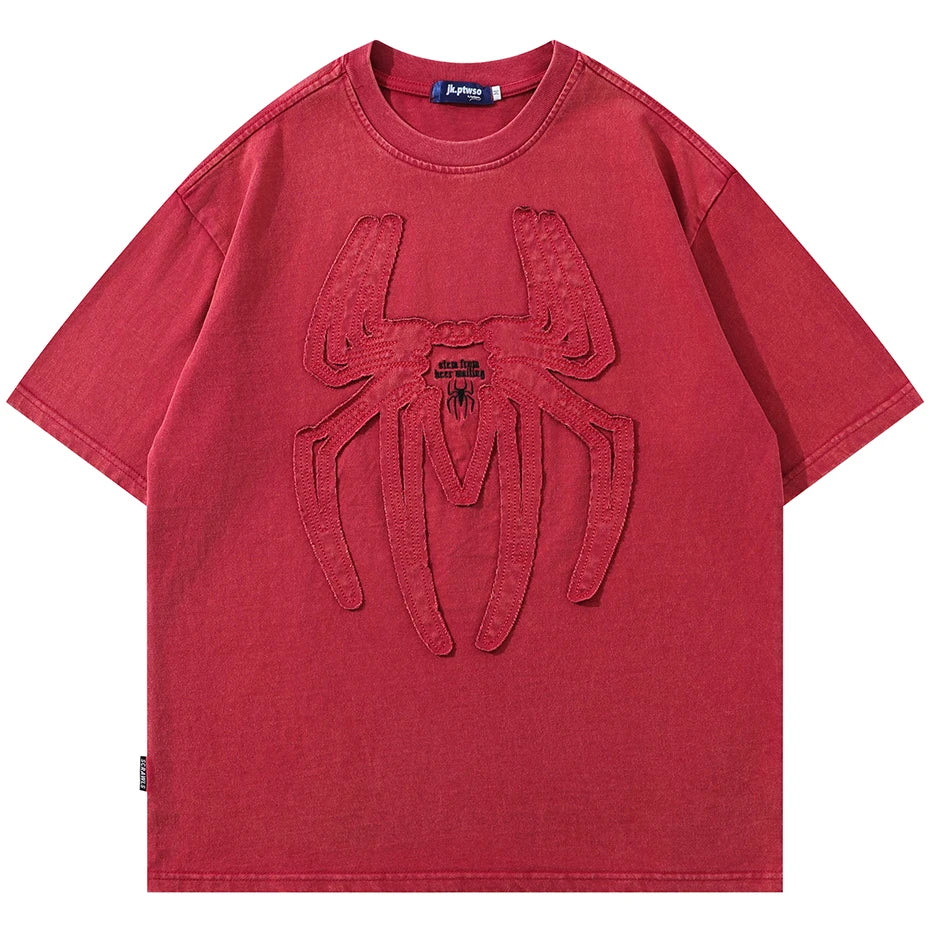 SPIDEY SENSES - Washed Heavyweight Oversized T-shirt