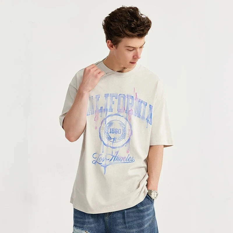 "California 1860" - Vintage Tie-Dye T-shirt