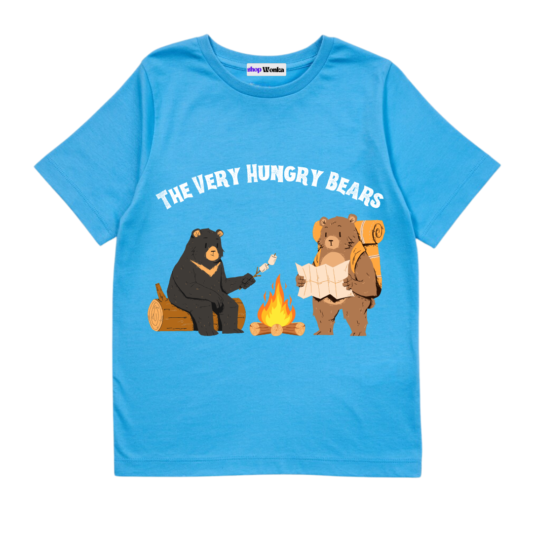 The Very Hungry Bear - Customisable kids T-shirt