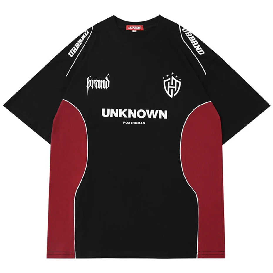 UNKNOWN POSTHUMAN - Oversized Jersey Tee, summer men's tshirt, streetwear tshirt