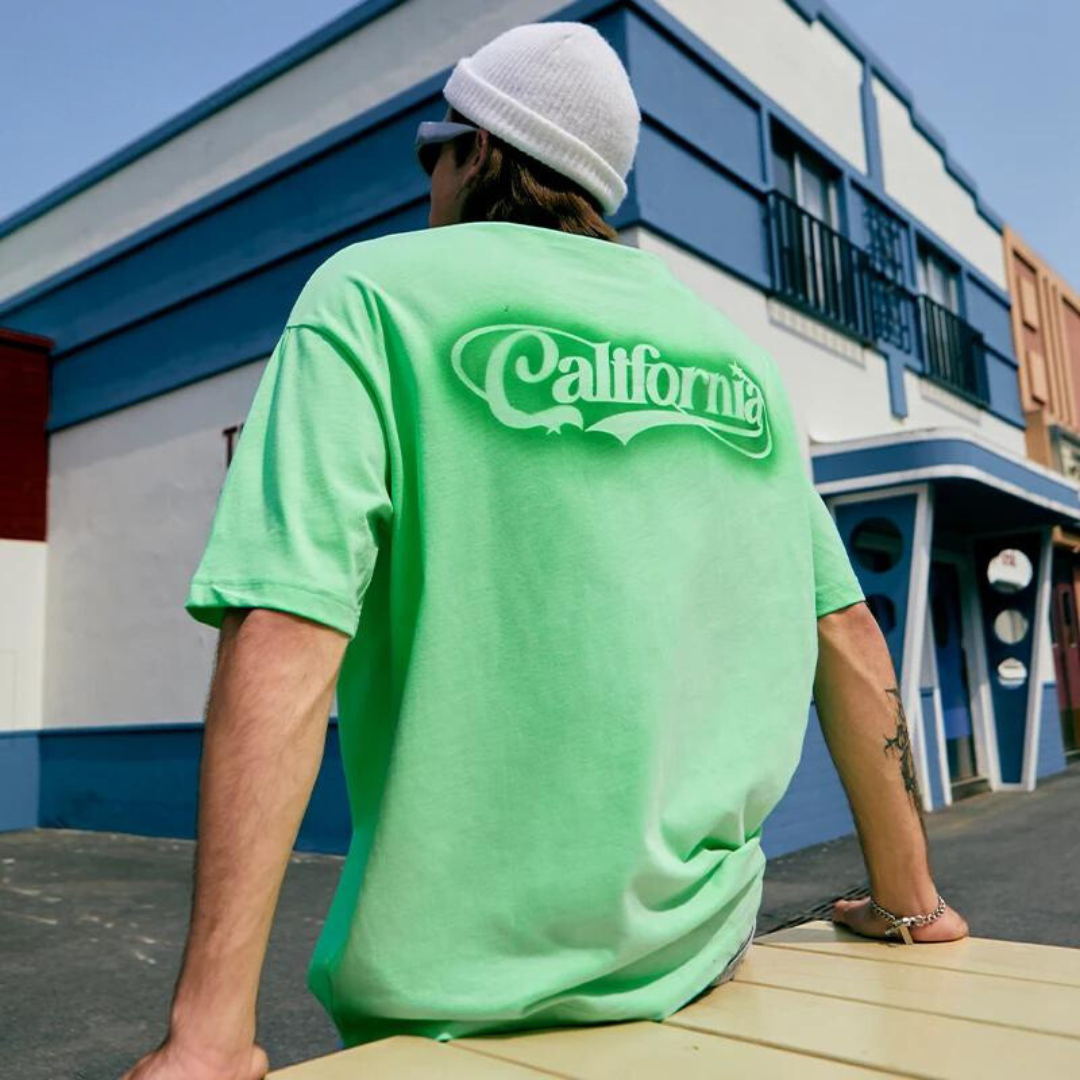 "California" - Oversized loose fit T-shirt