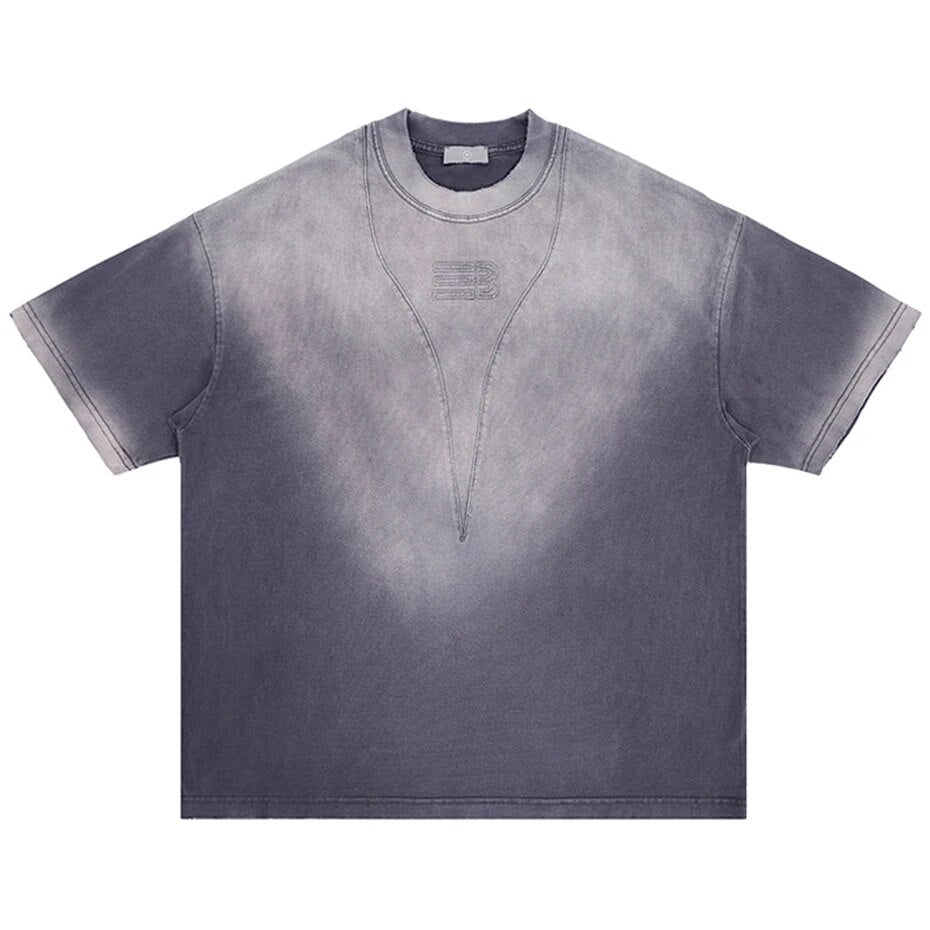 Retro Gradient Oversized T-shirt