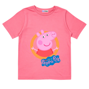 Peppa Pig Oinkastic Day - Customisable Kids T-shirt (Pink)