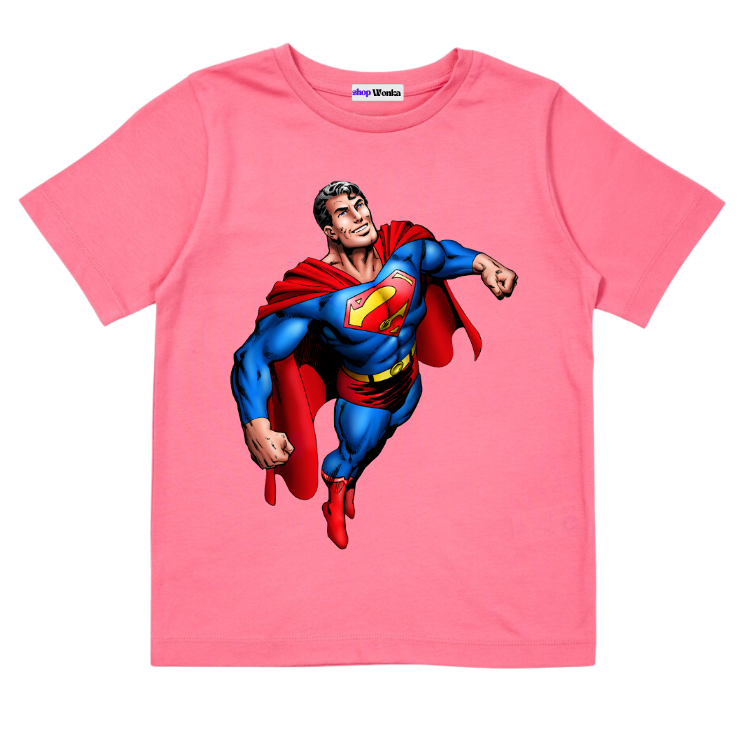 Superman Crushing The Evil - Kids Customisable T-shirt