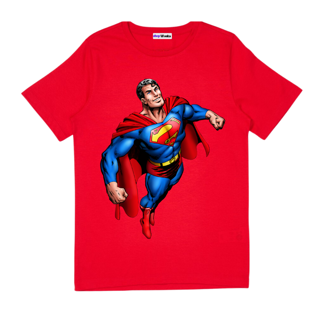 Superman Crushing The Evil - Kids Customisable T-shirt