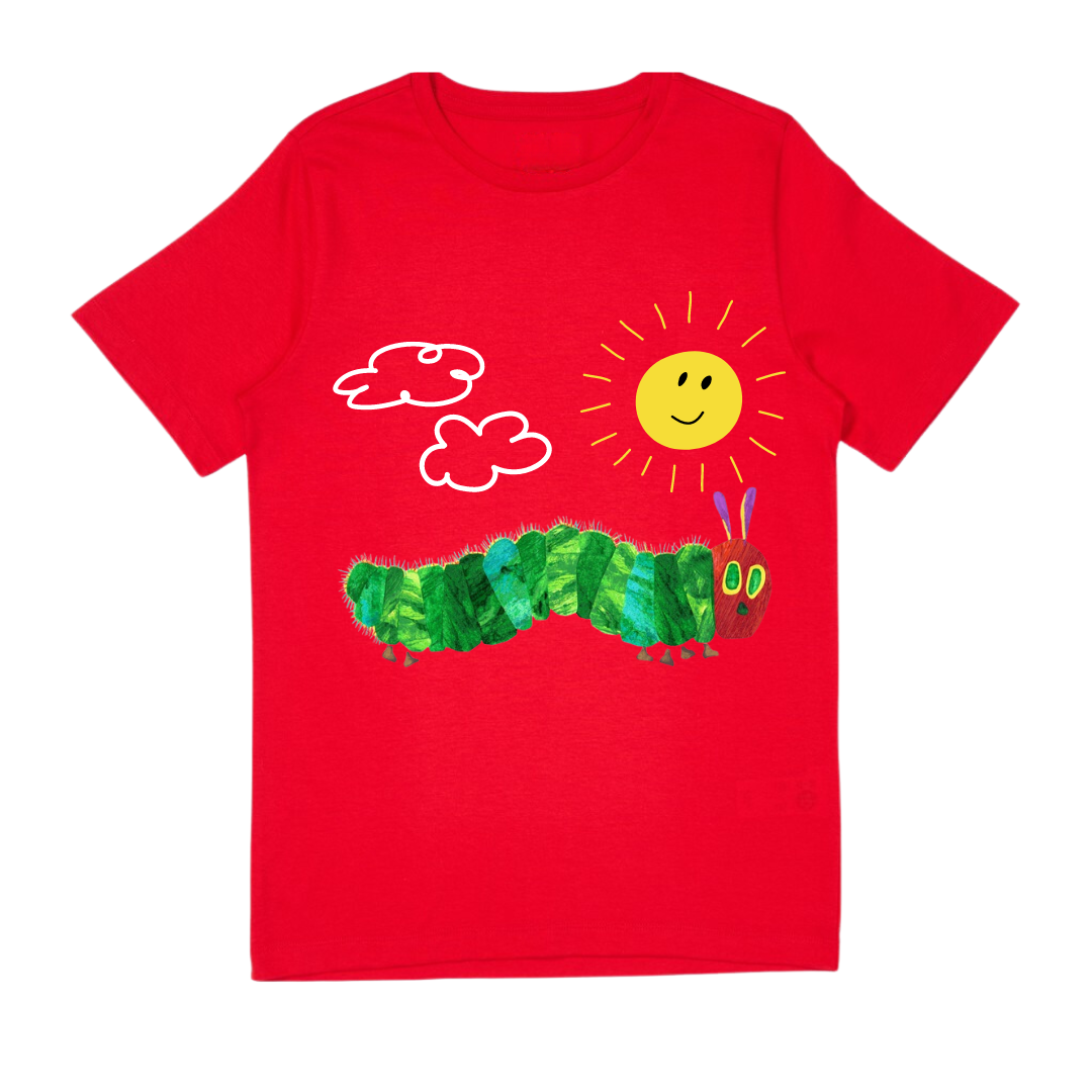 Hungry Caterpillar - Kids Customisable T-shirt