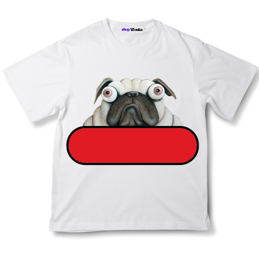 Pig The Pug Don't Share - Customisable Kids T-shirt