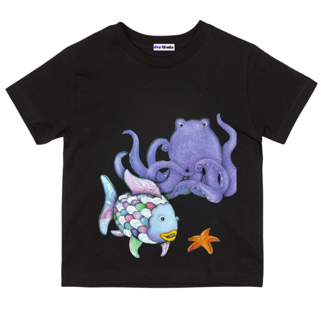 The Rainbow Fish - Customisable Kids T-shirt