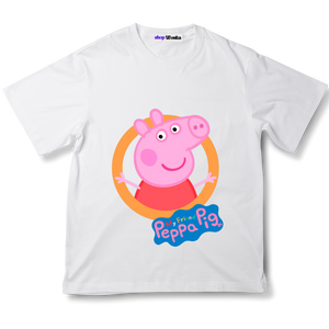 Peppa Pig Oinkastic Day - Customisable Kids T-shirt (White)
