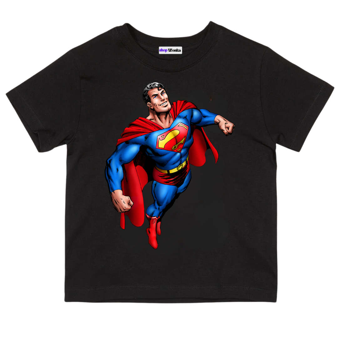 Superman Crushing The Evil - Kids Customisable T-shirt