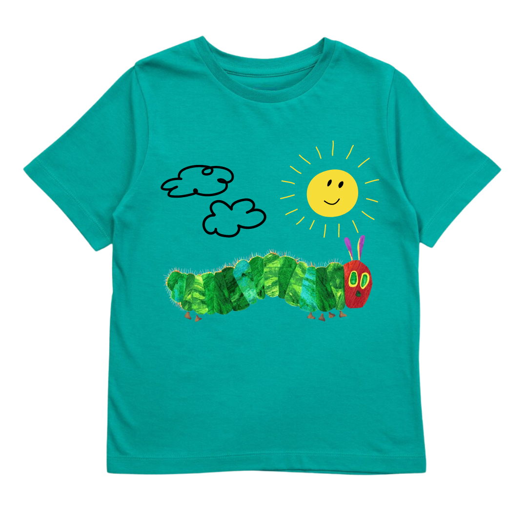 Hungry Caterpillar - Kids Customisable T-shirt