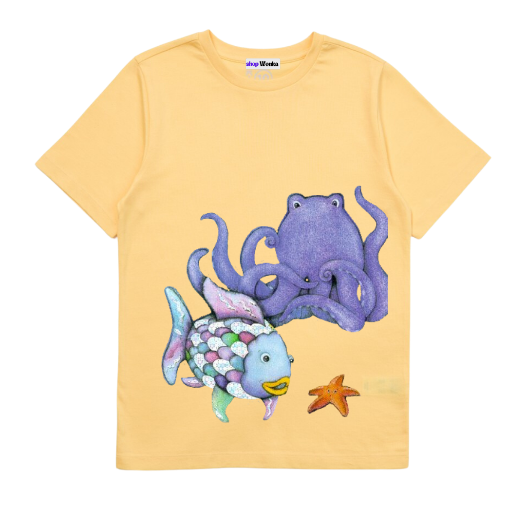 The Rainbow Fish - Customisable Kids T-shirt