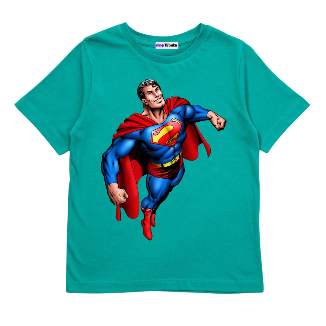 Superman Crushing The Evil - Kids Customisable T-shirt