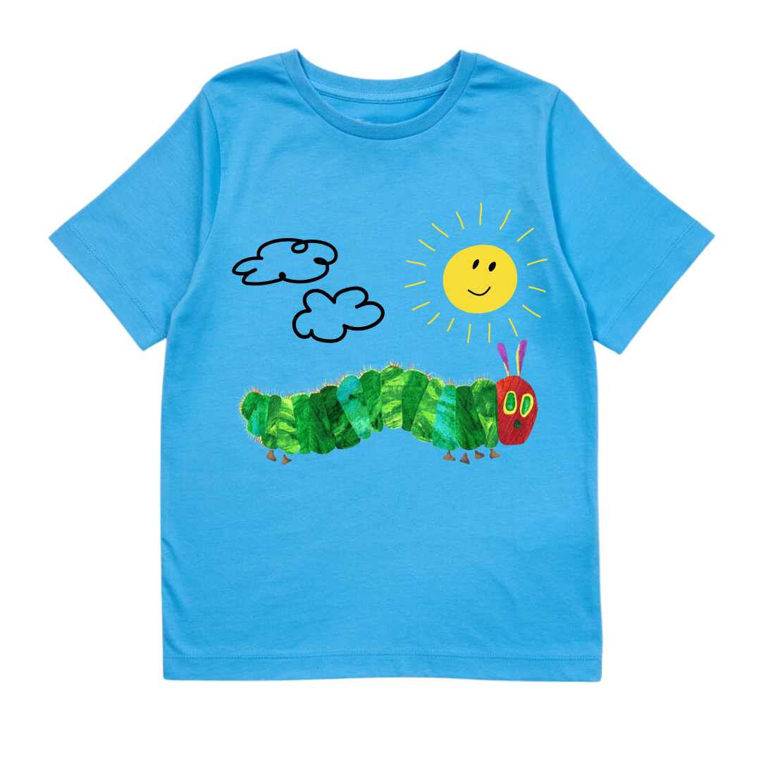 Hungry Caterpillar - Kids Customisable T-shirt