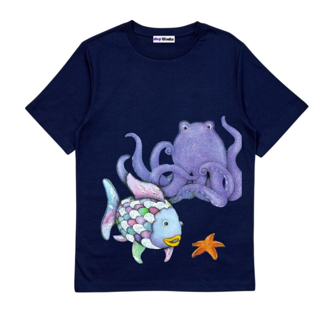 The Rainbow Fish - Customisable Kids T-shirt