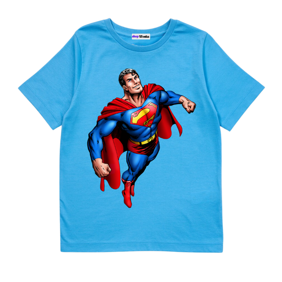 Superman Crushing The Evil - Kids Customisable T-shirt