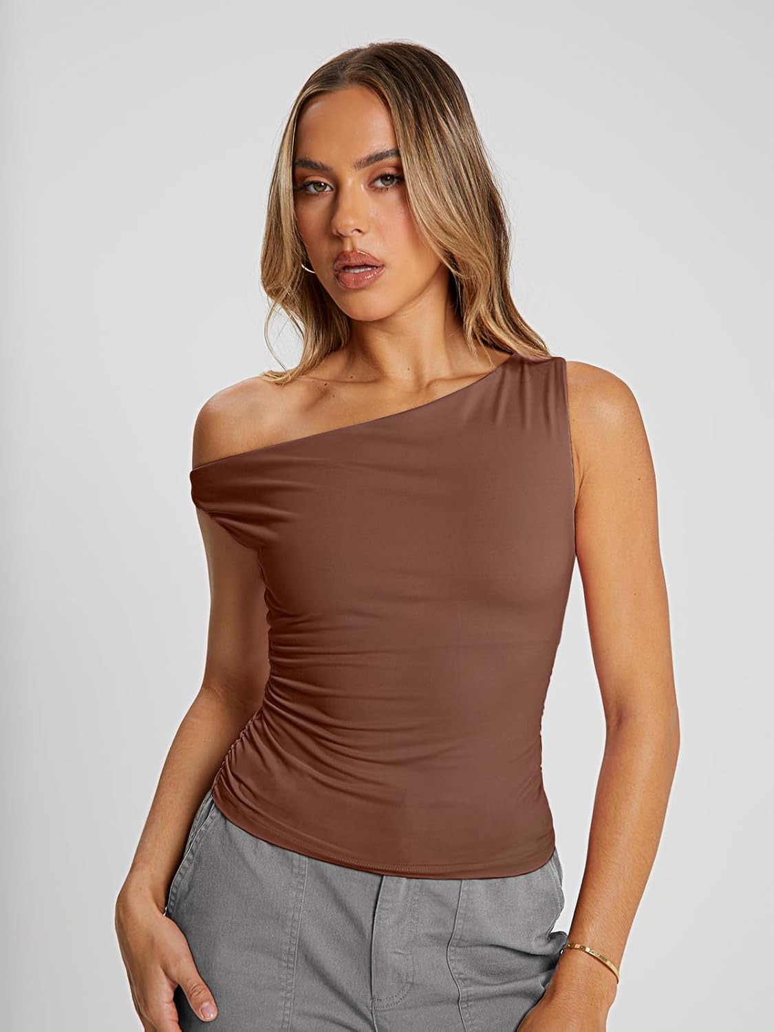 Off The Shoulder Ruched Top