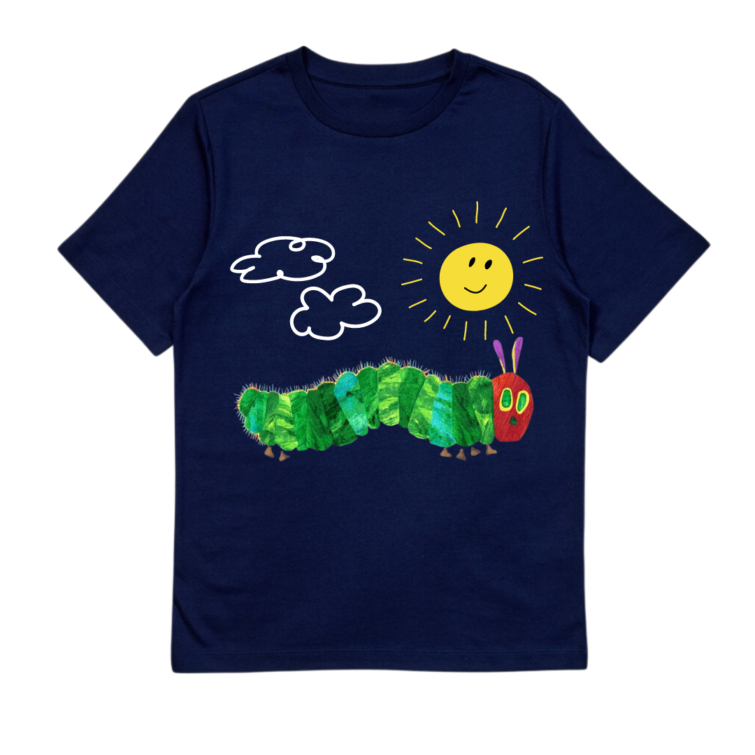 Hungry Caterpillar - Kids Customisable T-shirt