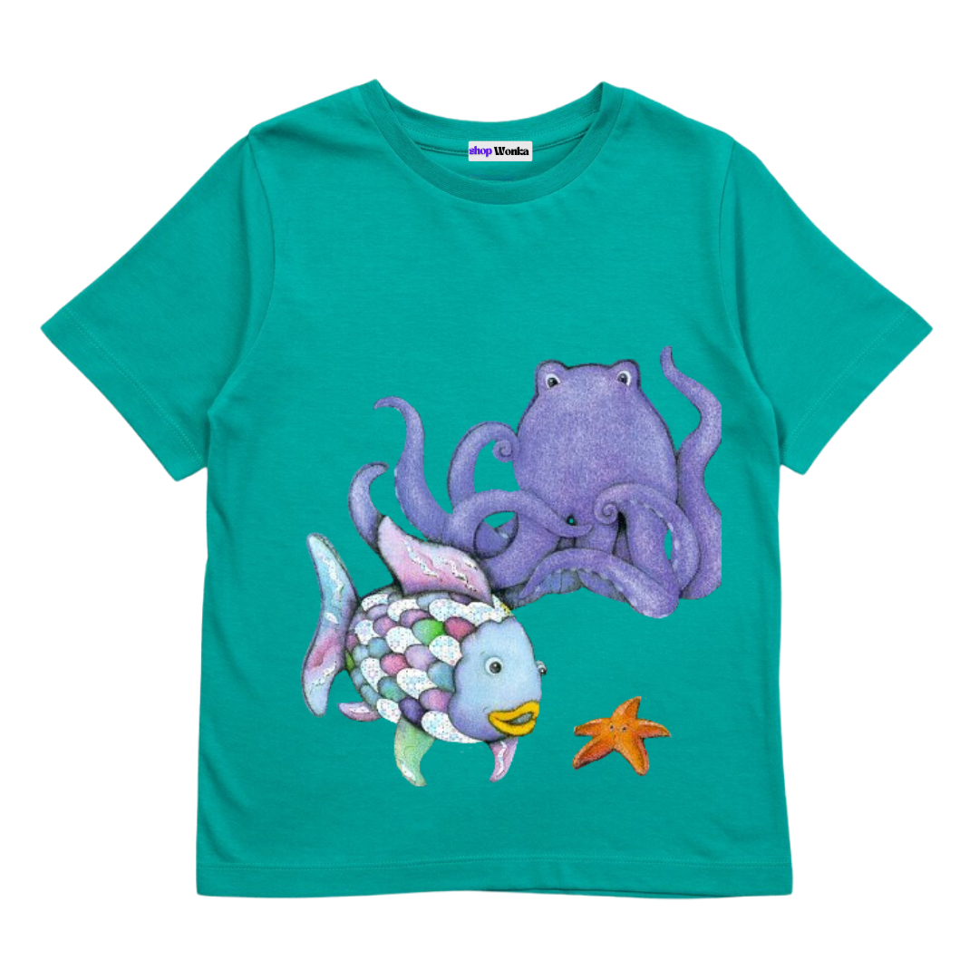 The Rainbow Fish - Customisable Kids T-shirt