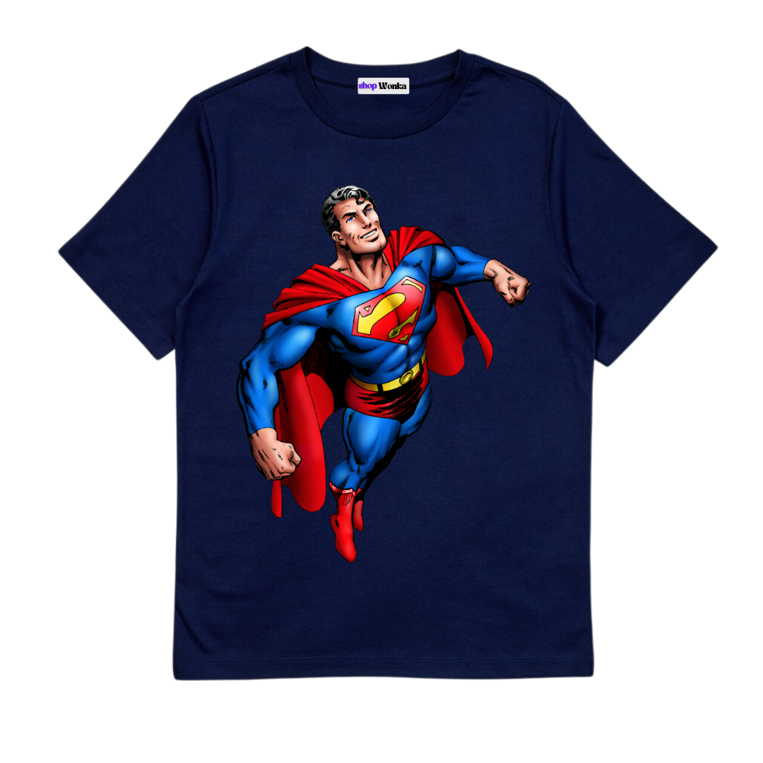 Superman Crushing The Evil - Kids Customisable T-shirt