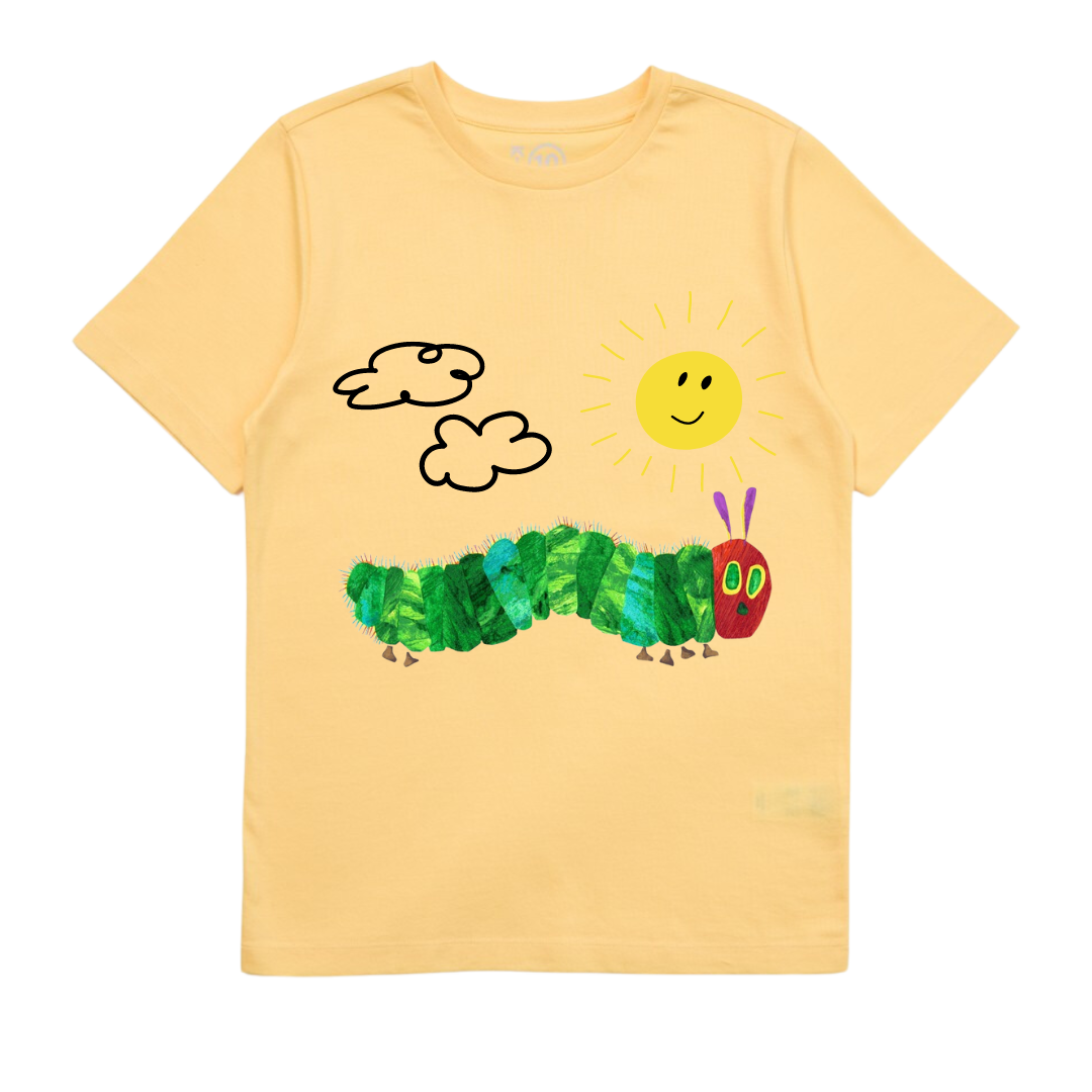 Hungry Caterpillar - Kids Customisable T-shirt