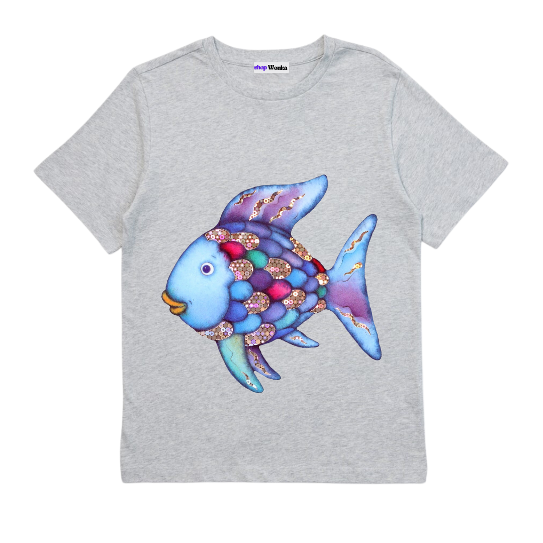 The Rainbow Fish - Customisable Kids T-shirt