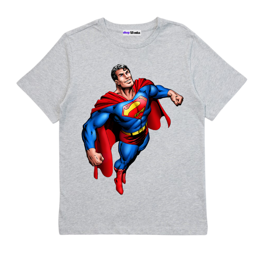 Superman Crushing The Evil - Kids Customisable T-shirt