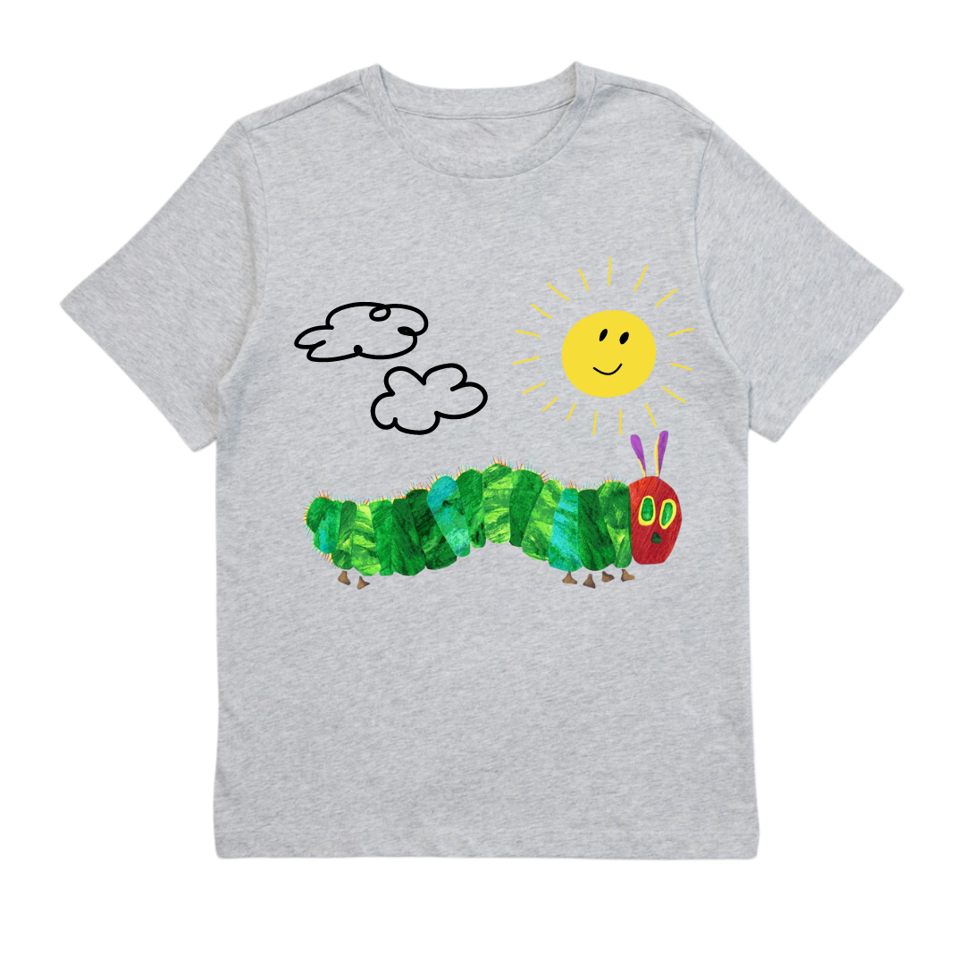 Hungry Caterpillar - Kids Customisable T-shirt