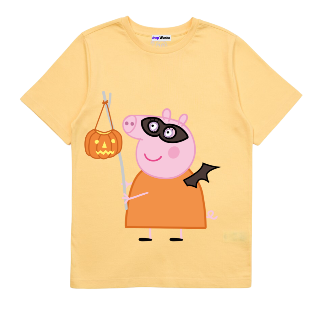 Peppa Pig Spooky Halloween - Customisable Kids T-shirt