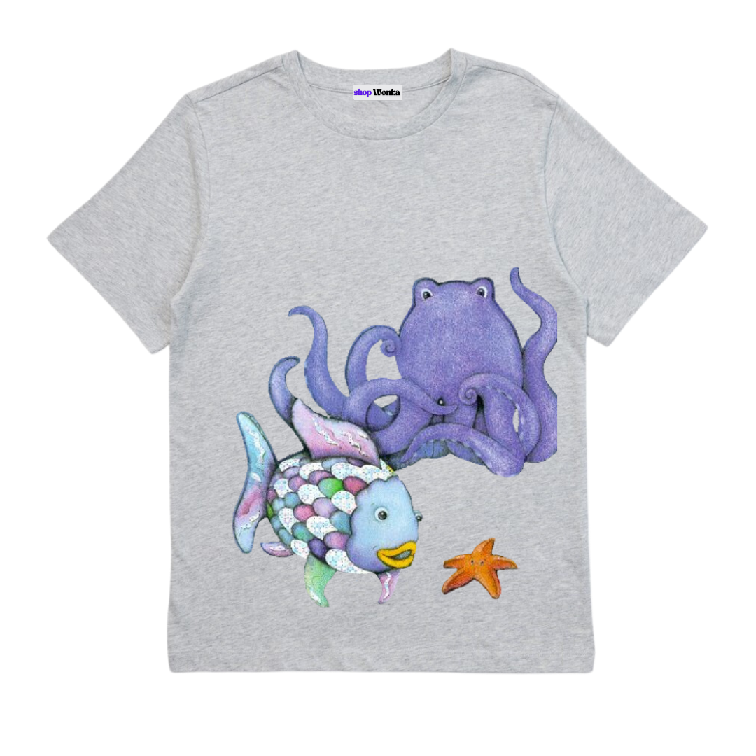 The Rainbow Fish - Customisable Kids T-shirt