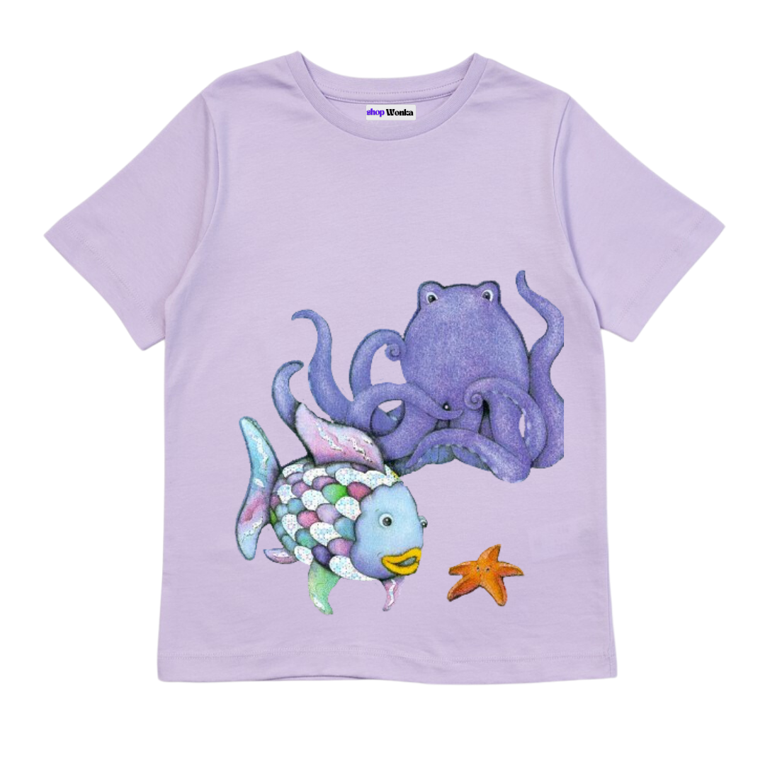 The Rainbow Fish - Customisable Kids T-shirt