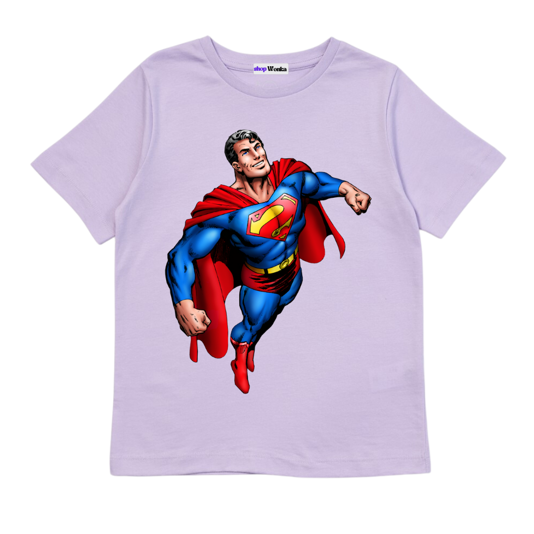 Superman Crushing The Evil - Kids Customisable T-shirt