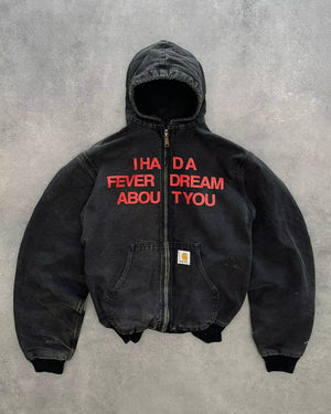 Fever Dream - Acid Wash Black Vintage Jacket